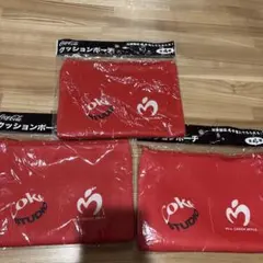 ミセス　クッションポーチ　コカコーラ　非売品　ノベルティ　特典　全4種
