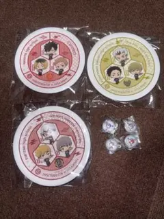 ハイキュー!! くら寿司皿3枚セット➕くら寿司ガチャガチャ４つ