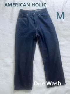 AMERICAN HOLIC デニムワイドパンツ One Wash Ｍのサムネイル