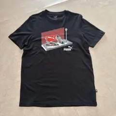 PUMA グラフィックTシャツ ブラック ASIA L