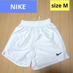 NIKE メンズ ハーフパンツ　M　ホワイト　サッカー・フットサル