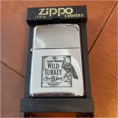 zippo ワイルドターキー 立体メタル シルバー 希少モデル 2006年製 zippo ワイルドターキー 立体メタル シルバー 希少モデル 2006年