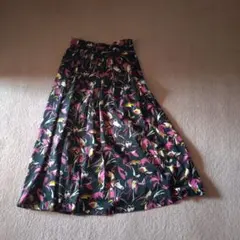 花柄 ロングスカート