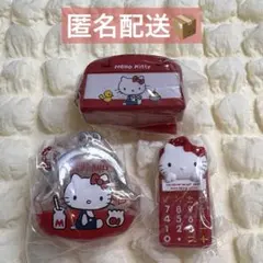 《3個セット》ハローキティ　なつかしアイテムミニチュアコレクション　ガチャガチャ