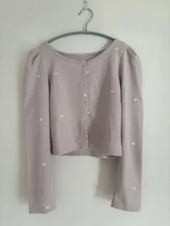 ems excite ハート柄カーディガン　ピンク