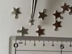 31 星型チャーム カン付きシルバー 10個