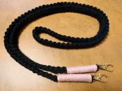 ハンドメイドマクラメ編みスマホショルダー