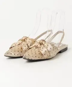 UNITED ARROWS ドット柄 フラットサンダル 24のサムネイル