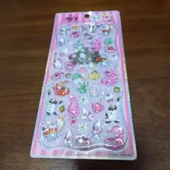 プチドロップステッカー ディズニー アリス チシャ猫 オイスターボンボンドロップ