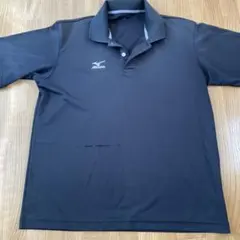 MIZUNO 半袖ポロシャツ ブラック　LL