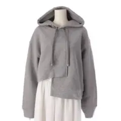 『再お値下げ』LOEWE クロップド コットン パーカー 新品未使用　サイズM クロップド丈 M LOEWE(ロエベ) パーカー・フーディ(レディース