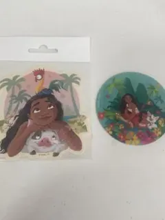 Disney Moana ステッカー 2枚セット