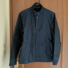 ネイビー ジッパー付き ジャンパー