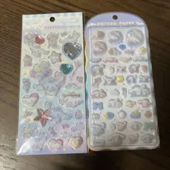 正規品⭐︎コットンパフィー⭐︎ストーンシール⭐︎サンリオ⭐︎シナモン⭐︎2セット