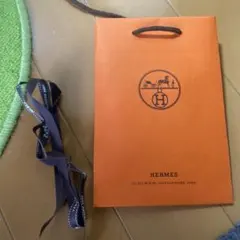HERMES エルメス ショップ袋 ショッパー オレンジ