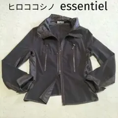 【新品同様】ヒロコビス　切替薄手デザインジップアップジャケット
