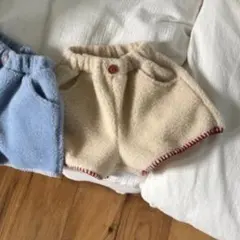 lago フリース パンツ アイボリー 120 130