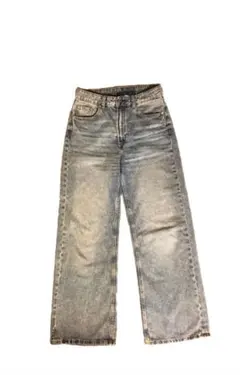 デニムワイドレッグパンツ  H＆M