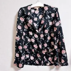 band of gypsies フラワープリント長袖シャツ L