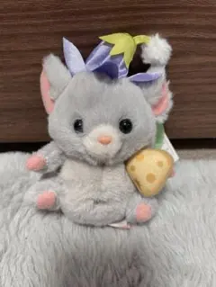 ファンタジースプリングス　ホテル　ティンカーベル　チーズ　ぬいぐるみキーチェーン