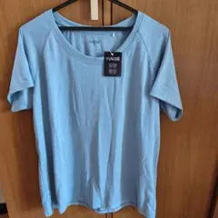 GU ACTIVE 半袖 Tシャツ ライトブルー XL