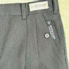 DUNLOP motorsport 刺繍入り スラックス ブラック 82 Ｌ