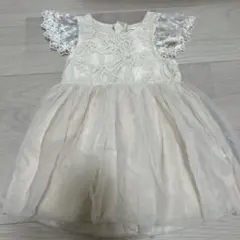 SHEIN アイボリーレースドレス 18-24M