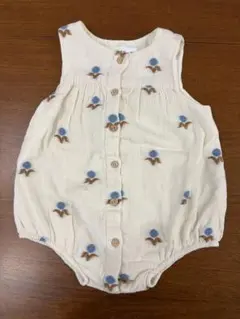 ZARA ノースリーブロンパース 86cm 12-18ヶ月