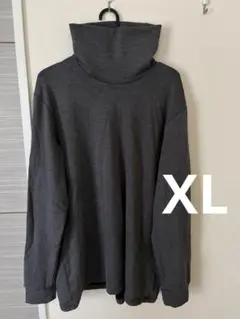 ユニクロ　超極暖ヒートテックタートルネックT XL ダークグレー　メンズ