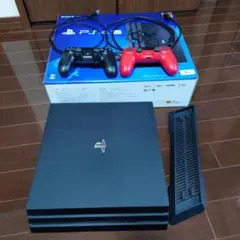 PlayStation 4 Pro 本体 コントローラー2つ