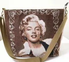 ハンドメイド　バッグ　マリリン・モンローショルダーバッグ　オーダー　一点物