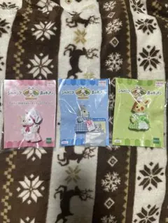 シルバニアファミリー 森のキッチン 3体セット ハスキー フェネック キリン