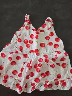 さくらんぼ キャミワンピ 80cm 女の子 夏服
