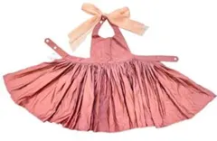 ピンク フリル付きエプロン　MARLMARL