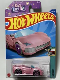 ホットウィール バービー Barbie エクストラ　2台 レア】‼️ホットウィール バービー・エクストラ白シルバー2台セット