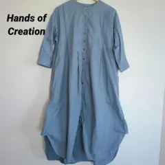 Hands of Creation 水色　ワンピース　バンドカラー　オーバーのサムネイル
