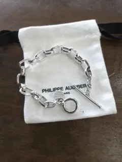 A.P.C. シルバーチェーンブレスレット ☆パリ発 A.P.C.☆ Darwin チェーンブレスレット ロゴ シルバー