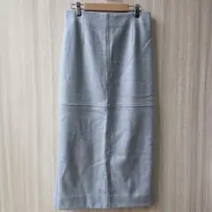 UNITED ARROWS タイトスカート 38 M ブルー ツイード