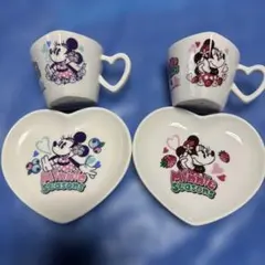 東京ディズニーリゾート ミニー カップ&ソーサー 2個セット