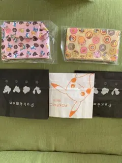 【未使用】お値下げ☆ミスド　ポケモン　ポーチ　紙バッグ3枚