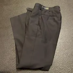 スーツ　スラックス　黒色　ツータック　＊