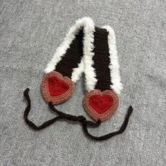 ハンドメイド イヤーマフ かぎ針編み