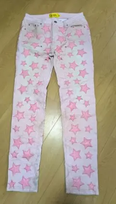 GUAPI 刺繍デニムパンツ サイズ30 GUAPI 刺繍入りレッドデニムパンツ サイズ30 - メルカリ