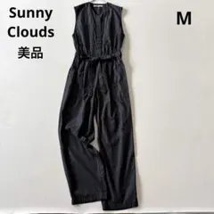 ■美品サニークラウズ大人のつなぎオールインワンサロペットブラックMのサムネイル