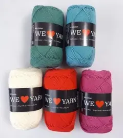 毛糸④　5玉　WE♥️YARN　hobbii
