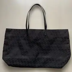FENDI トートバッグ　ハンドバッグ　ズッカ　ズッキーノ　ブラック　ナイロン 2025年最新】fendi ズッキーノ トートバッグの人気アイテム