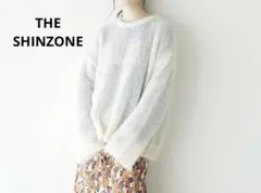 THE SHINZONE モヘア プルオーバー シアー ニット ホワイトのサムネイル