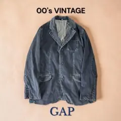 GAPビンテージ テーラードジャケット ビンテージ加工ギャップ古着コーデュロイ