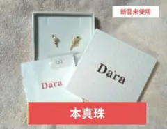 【新品】Dara 本真珠（淡水無核）デザインピアス