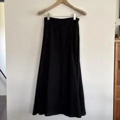 Aunt Marie’s ブラック ロングスカート ゴムウエストのサムネイル